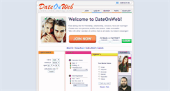 Desktop Screenshot of dateonweb.net